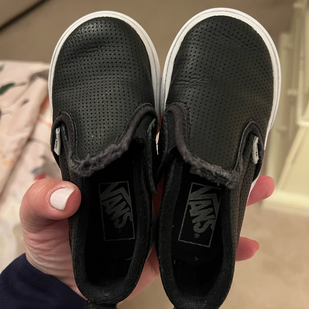Vans slip on toddler sneaker
